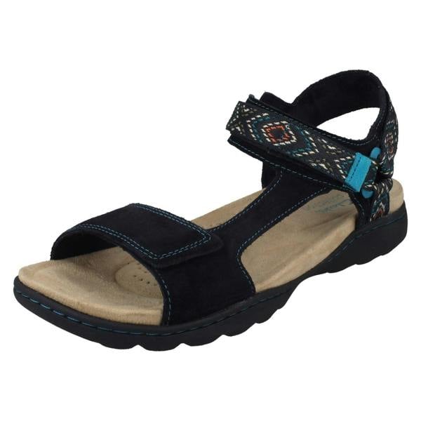 Clarks Ladies Clarks Aztec Detailed Strappy Sandals Amanda Step