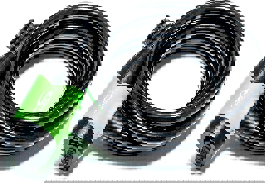 Awe Sport Direct 10mm x 185cm Steel Bike/Bicycle LED Cable Lock With Keys & Bracket