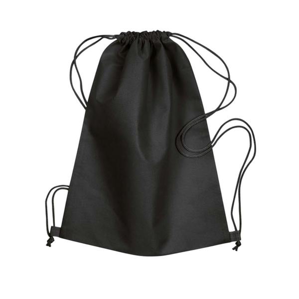 MidOcean Daffy Non-Woven Drawstring Bag - Black - 
