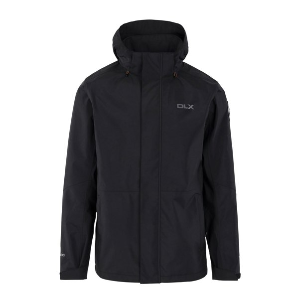 Trespass Men's DLX Cyril Waterproof Jacket - Black