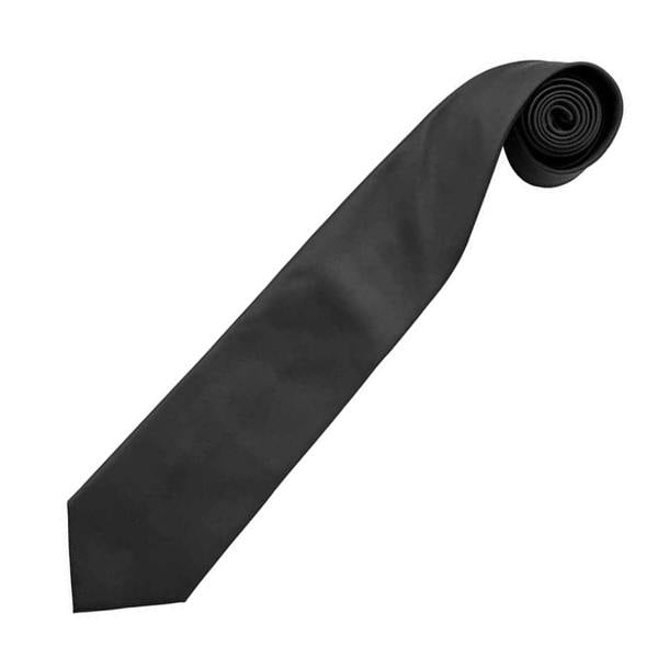 Premier Mens Colours Fashion Tie - Black