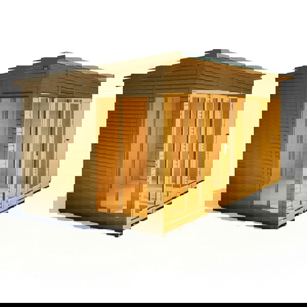 Shire Lela 16x8 Multiroom Summerhouse and Storage Shed - Best Shed