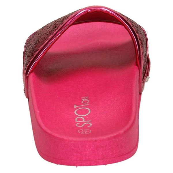Spot On Girls Spot On Glitter Vamp Sliders