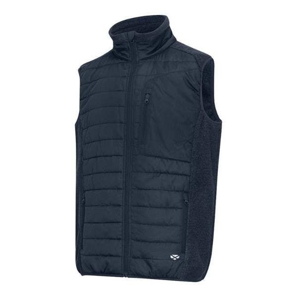 Dark Navy Hoggs of Fife Melville Hybrid Gilet with chest pocket