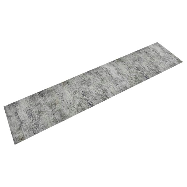 Berkfield Kitchen Rug Washable Beton 60x300 cm Velvet