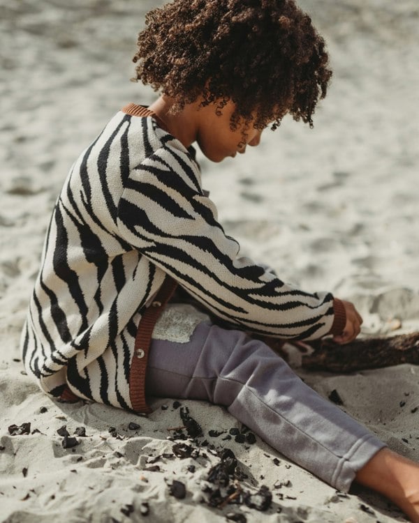 Multicolour Zebra Print Cardigan - image 6