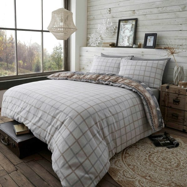 Warm Alaska Brushed Cotton Bedding - Happy Linen Company