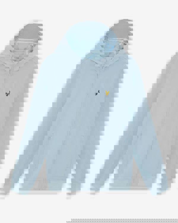 Lyle & Scott Mesh Back Softshell Mens Jacket - W596 Opal Blue