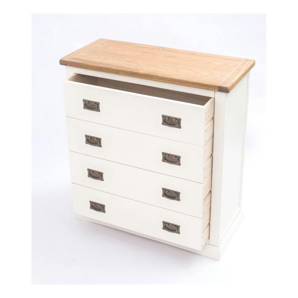 Cabinet Bits Cosenza 4 Drawer Chest of Drawers Bras Drop Handle