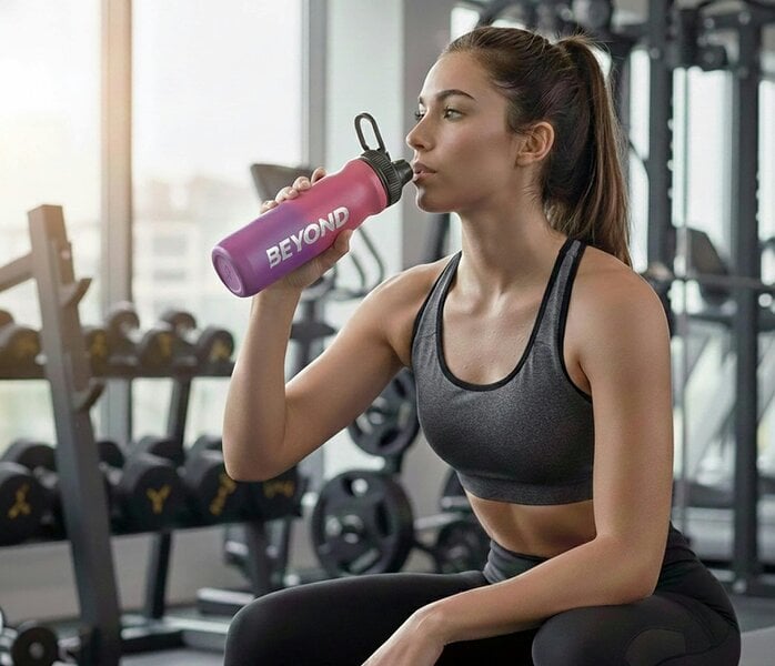 Beyond Shakers Pink & Purple Sports Bottle