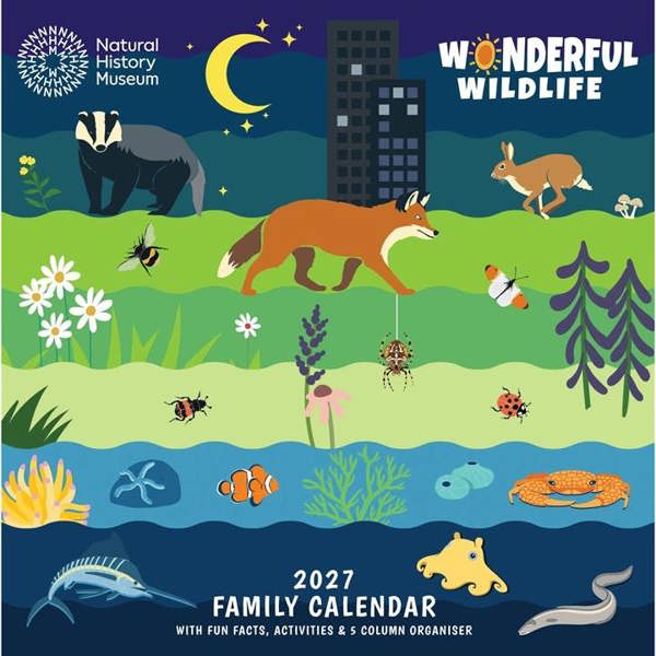 Natural History Museum, Wonderful Wildlife Family Organiser 2027, Family Planners, Month To View, Animals, Gift