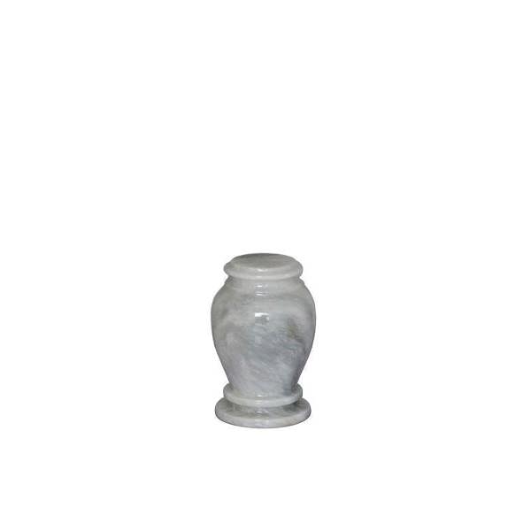 Memorials Direct Marble Urn (Mottled Grey) - Adult & Keepsake