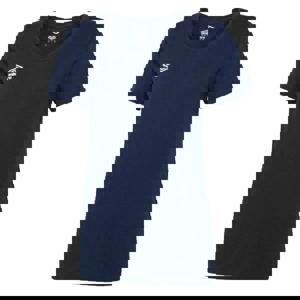 Umbro Womens/Ladies Club Leisure T-Shirt - Navy/White - 