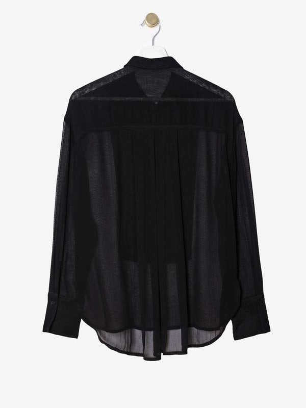 Rose & Nancy Faye Black Sequin Shirt