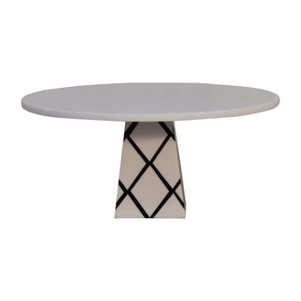 Artisan Furniture White Resin Cake Stand