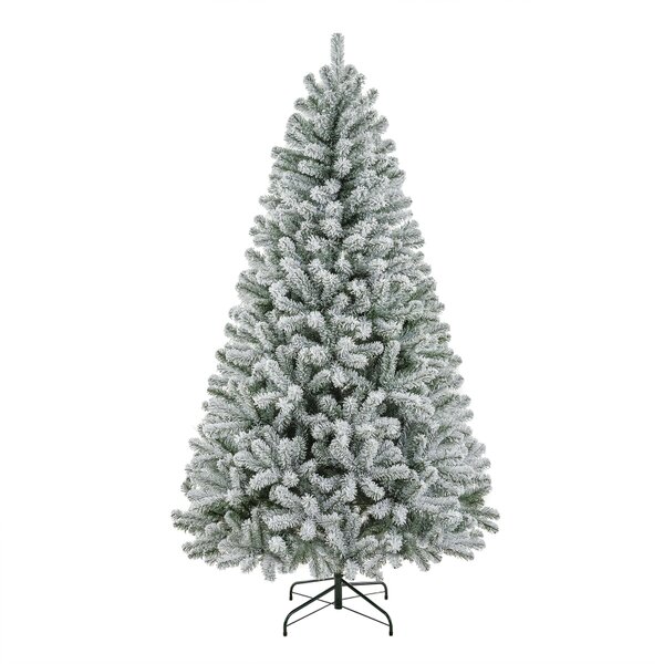 Outdoor Living Festive Christmas 6 FT Snow tipped Full Christmas Tree