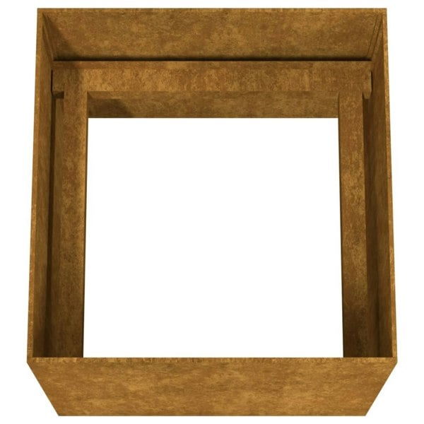 Berkfield Planter 40x41x40 cm Corten Steel