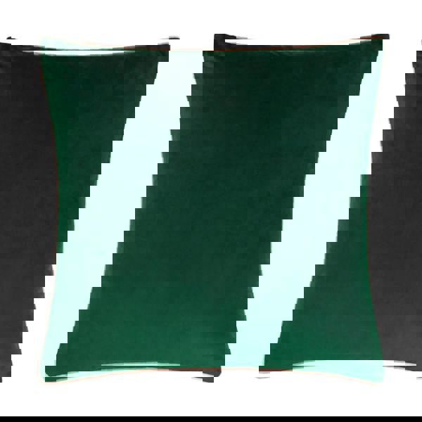 Furn Meridian Velvet Cushion Cover - Emerald/Blush - 
