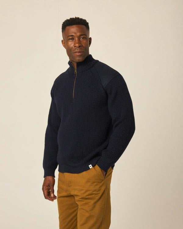 Peregrine  Foxton Quarter Zip Jumper