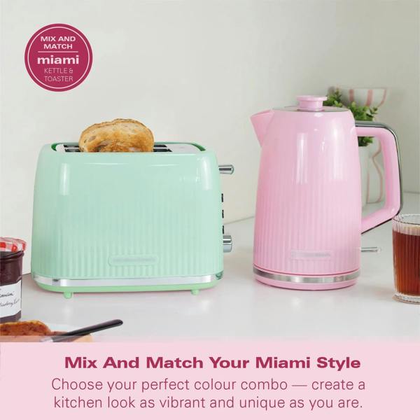 Hamilton Beach Miami 1.7L Kettle Mojito Mint - Hamilton Beach UK