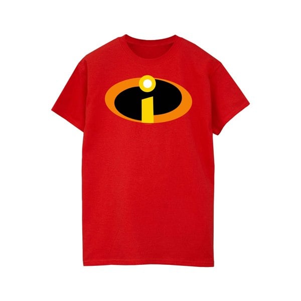 Disney Womens/Ladies The Incredibles Costume Logo Cotton T-Shirt - Red