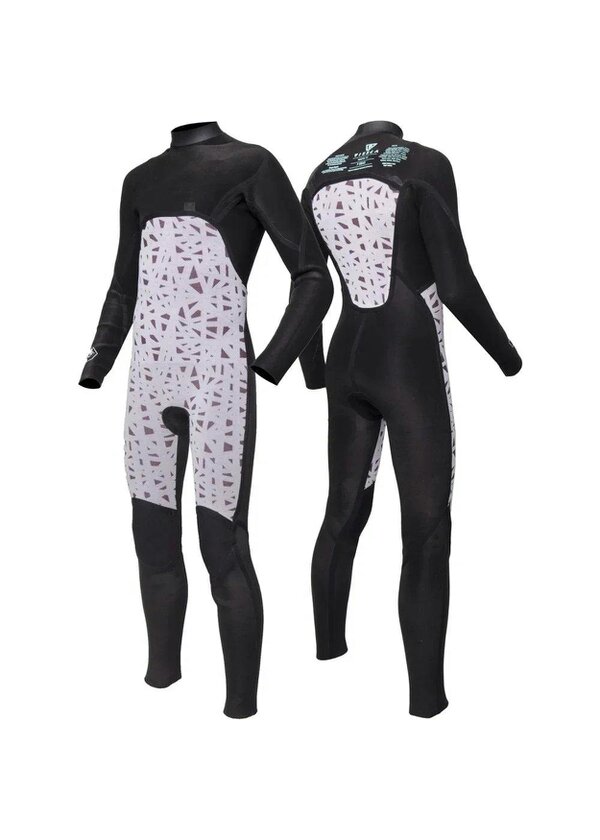 Vissla 7 Seas boys 3-2 full chest zip wetsuit