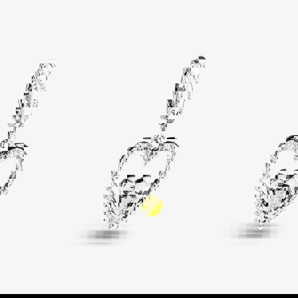 Rosa Lea November Birthstone Heart Dangle Charm AM-2THB004204-Yellow