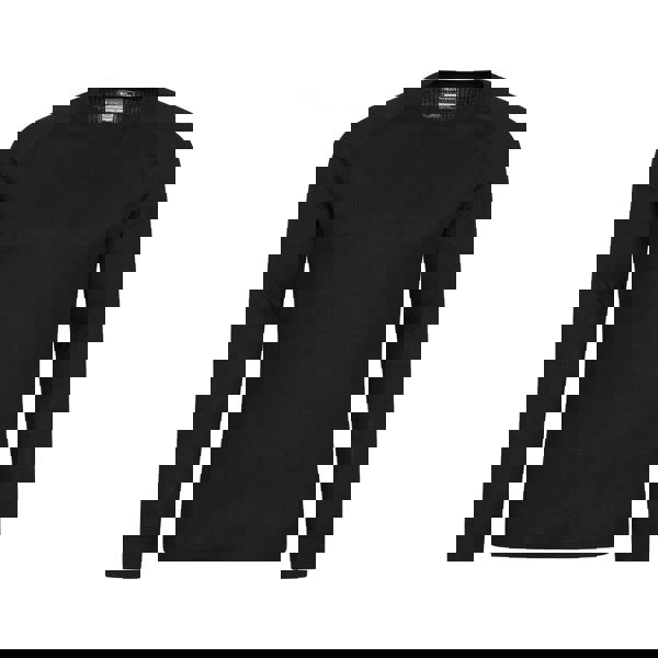 Mountain Warehouse Mens Talus Round Neck Long-Sleeved Thermal Top - Black