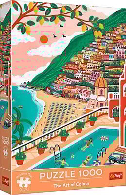 Trefl The Art Of Colour: Positano, Italy 1000 Piece Puzzle