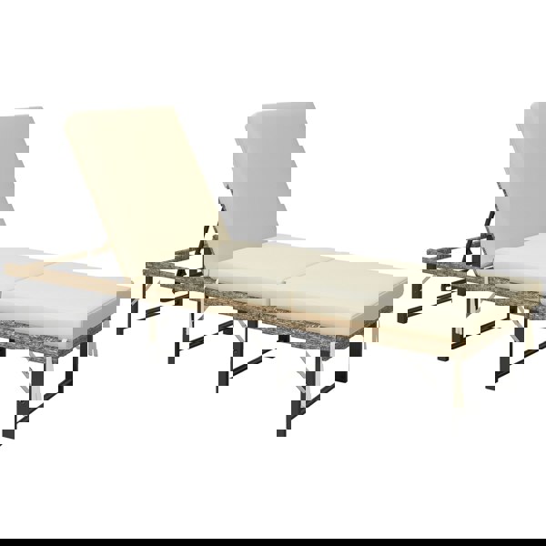 Rattan Sun Lounger