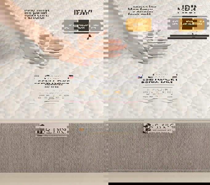 DS Living Contour Memory Foam 800 Pocket Sprung Hybrid Mattress- 4ft6 - Double - Essentials by DS Living