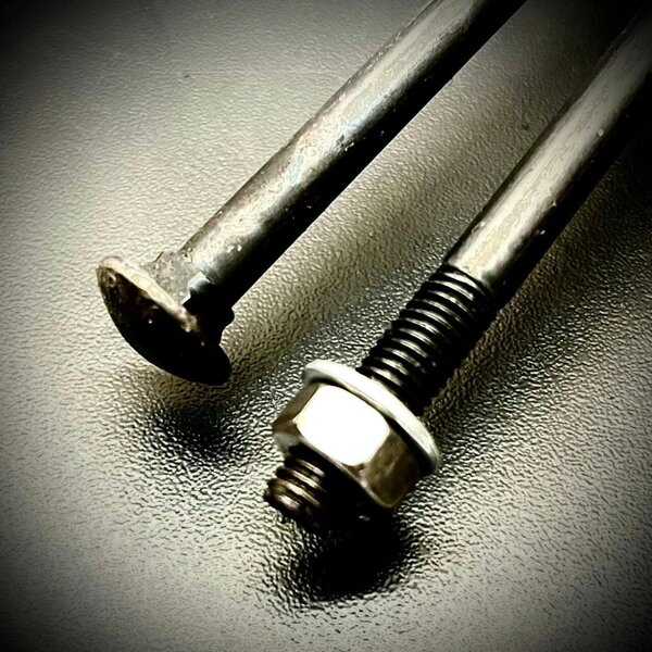 Fixaball 8mm Coach Carriage Bolts Nut Washer Self Colour 4.8