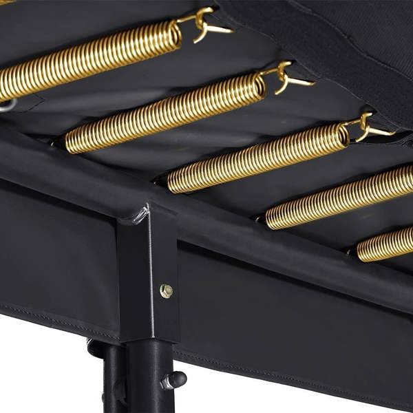 10ft x 7ft Salta Black Rectangular First Class Trampoline with Enclosure (5375A)