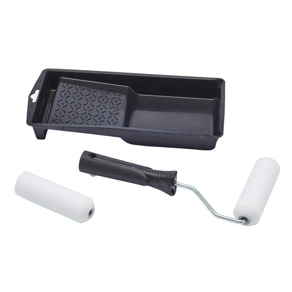 Harris Essentials Mini Paint Roller Set - Black/White - 