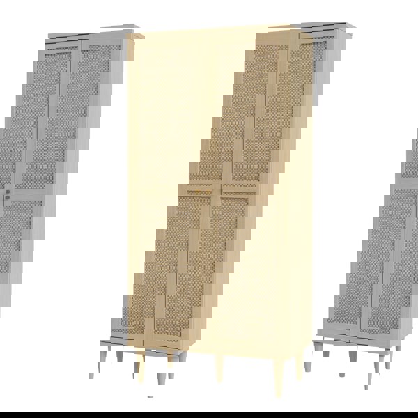 Furniture To Go Calasetta Display Cabinet in Rattan