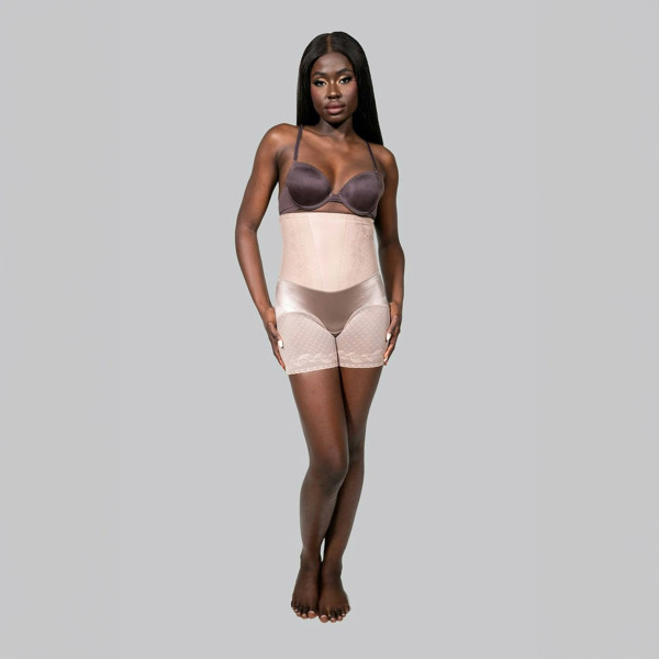 IvyEkongFashion Apparel & Accessories KOURTNEY Beige Spanx Shorts