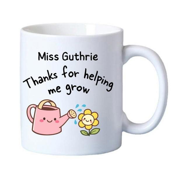 Aye Do Gifts Teacher Thanks For Helping Me Grow Mug Gift | Teacher School Gift