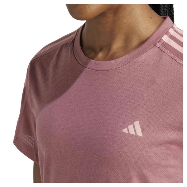 Adidas Womens/Ladies Own The Run T-Shirt - Crimson - 