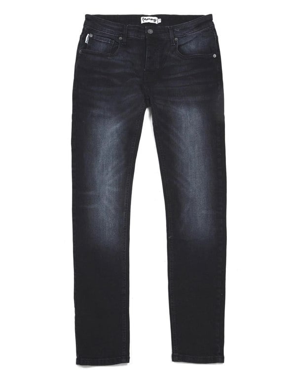 Money Ape Embossed Jeans  Blue Black