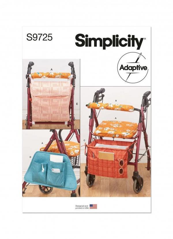 Simplicity Sewing Pattern 9725, Accessories, Bags One Size - Intermediate