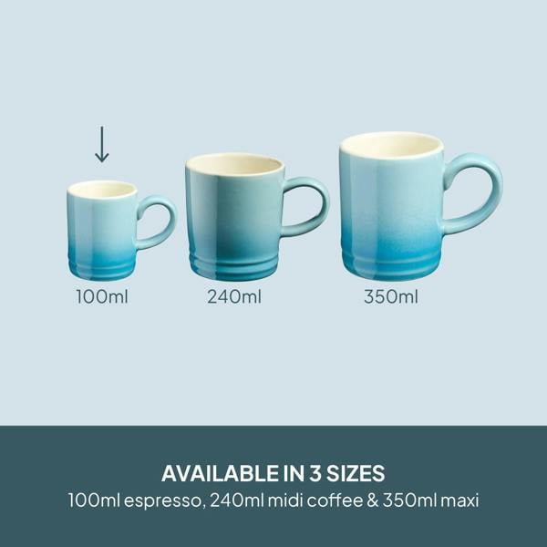 Cooks Professional 4 Piece Espresso Cup Set | Blue