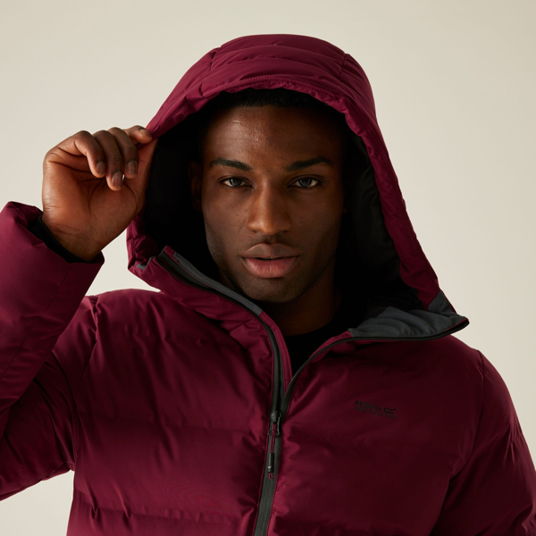 Regatta Mens Altoro Thermal Waterproof Jacket - Dark Maroon