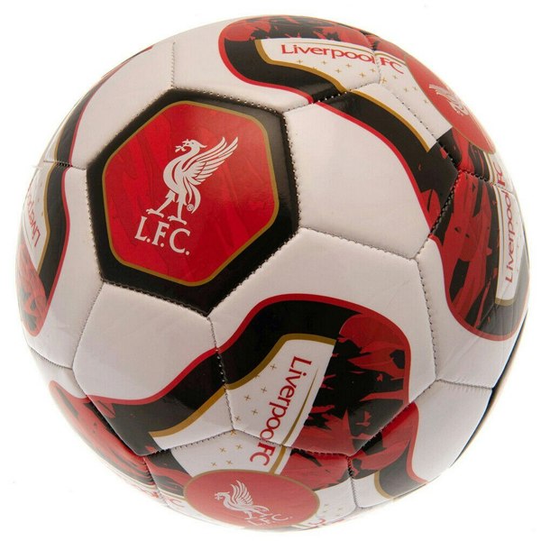 Liverpool FC Tracer PVC Football - Red/White/Black