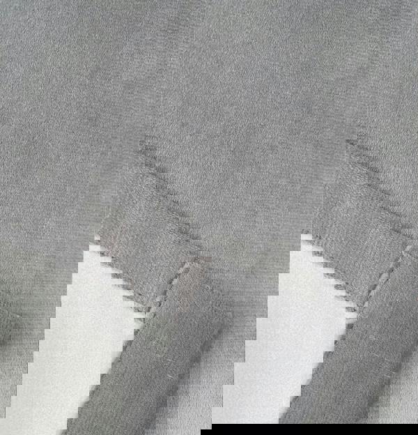 Enhanced Living Grey 100% Blackout Luxury Supersoft Velvet Thermal Eyelet Curtains for Living Room & Bedrooms