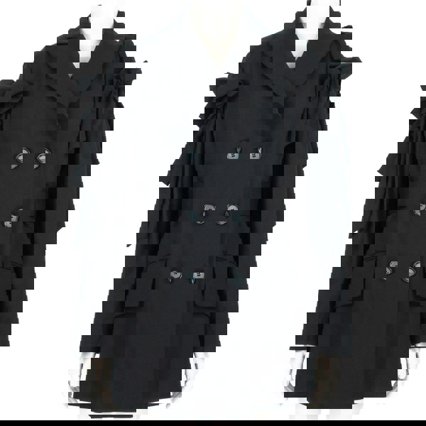 Simone Rocha double breasted fine wool jacket in black