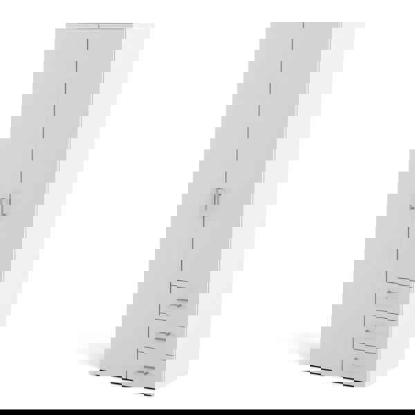 Furniture To Go Space Wardrobe with 2 doors + 3 drawers White 1750