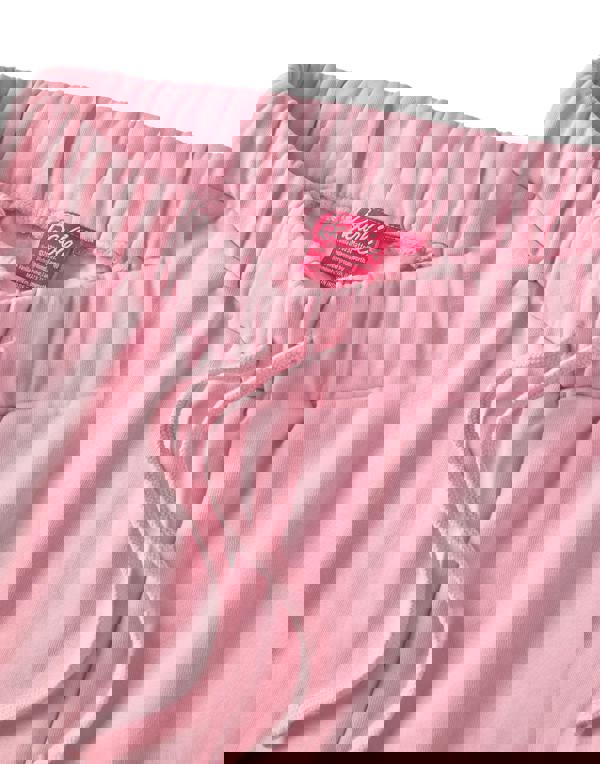 Barbie Womens Pink Leg Print Joggers