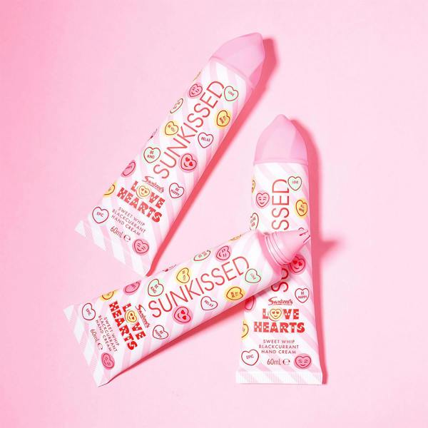 Sunkissed x Love Hearts Sweet Whip Hand Cream Blackcurrant 60ml