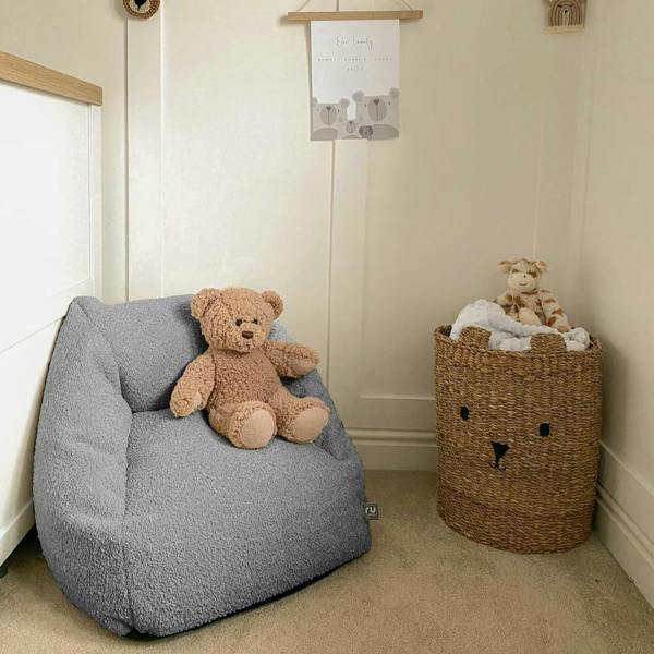 rucomfy Indoor Kids Bean Bag Chair - Snug Snuggle Seat