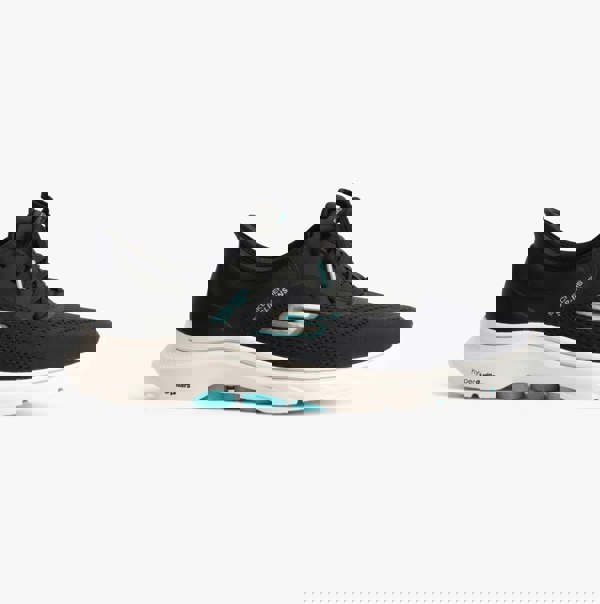 Skechers 125233/BKAQ GO WALK 7 - VALIN Womens Trainers Black/Aqua